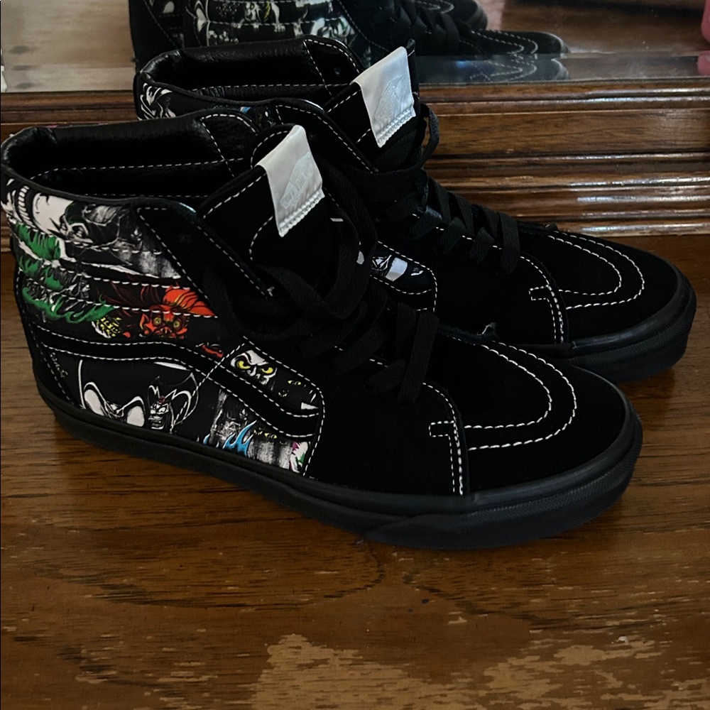 Vans Sk8-Hi x‎ Disney 100 Villains Scar Ursula Cruella Jafar Womens 8.5 Men’s 7